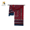 SINDHI AJRAK -IN PAIR OF TWO | TRADITIONAL WEAR FOR MEN AND WOMEN| RED COLOR|. 