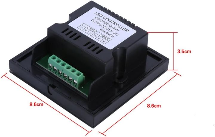 LED%20Controller%20Dimmer%20Change%20Brightness%20Touch%20Panel%20Dimmer%20Wall%20Switch%20Controller%20LED%20Light%20Strip%20DC%2012V-24V(Black),Single%20Color%20Touch%20Panel,%20touch%20panel%20Dimmer%20Wall%20Switch%20Controller%20LED%20Light%20-%20Image%204
