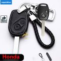 【XPS】Honda key Cover Case Keychain For Honda 2007-2020 CITY HRV CRV BRV CITY JAZZ CIVIC ACCORD Key Holder. 