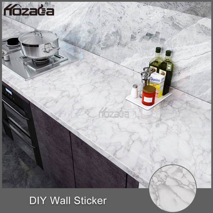Self%20Adhesive%20Marble%20Design%20Furniture%20Stickers%20PVC%20Wallpaper%20Cabinets%20Gloss%20Film%20Vinyl%20-%2060x200%20cm%20-%20Image%208
