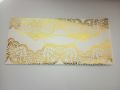 Pack of 5 - Money Envelope for Wedding Engagement Birthday Gifts (7 x 3.5 inch) Wedding Eidi Envelope. 
