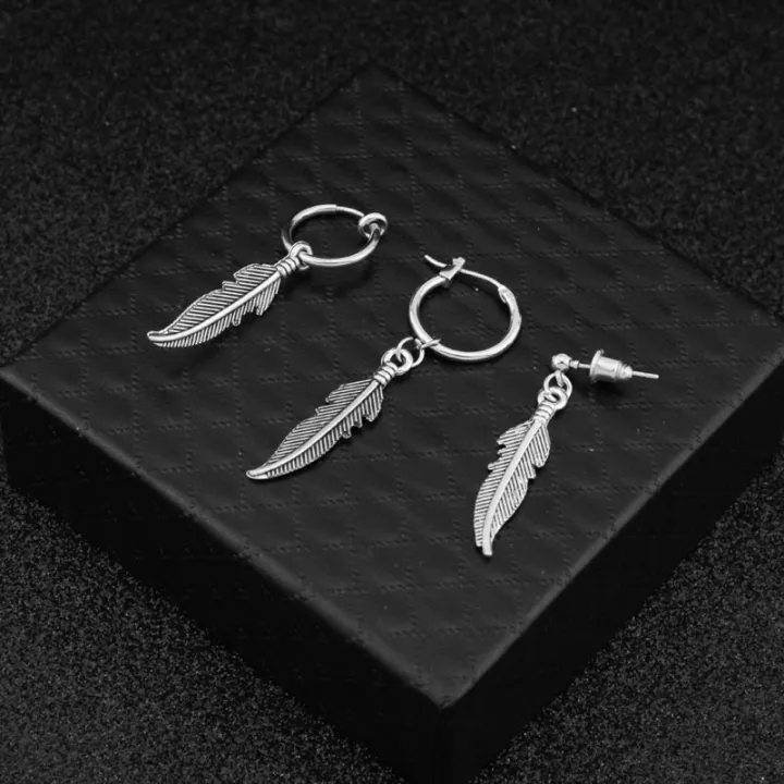 N%20ES%20GOT7%20Duan%20Yien%20with%20the%20same%20retro%20feather%20earrings%20earrings%20without%20pierced%20ear%20clips%20-%20Image%206