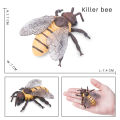 Simulation Bee Wasp Hornet Wild Insect Animals Model Action Figures Miniature Education Collection Kid Toys. 