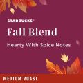 Starbucks Ground Coffee, Fall Blend Medium Roast Coffee, 100% Arabica, Limited Edition, 1 Bag (10 Oz) 283g. 