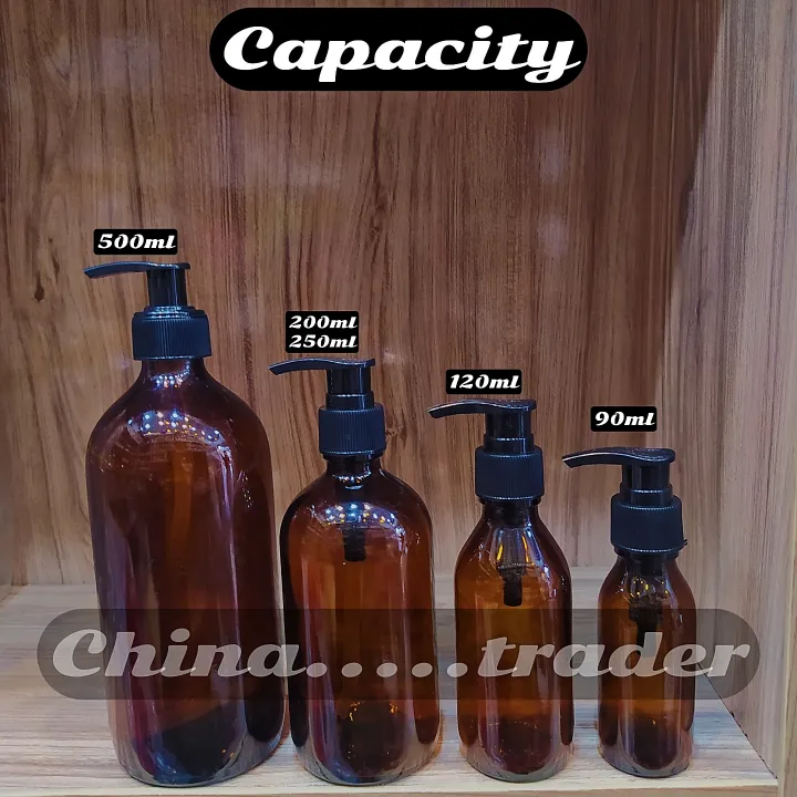 (200ml)../Black%20Pump%20Amber%20Glass%20Bottle%20%20For%20Shampoo%20Lotion%20Oil%20Soap%20Gel%20Empty%20bottle%20Container%20-%20Image%204