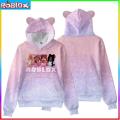 Solitary waves ROBLOX Children's Clothing Cat Ear Hooded Digital Printed Hooded Sweatshirt for Children Tiny Cottons Kids Winter 2024 Fantasy. 