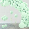 Pack of 30pcs 10inch long Angori Green Matte Latex Pastel Balloons Angori/Graps Balloon for birthday Paper craft exprasive wedding Holiday Family Gathering Party Decorations Helium Balloon Bridal Shower Party. 