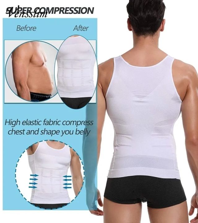 Sherice%20Slim%20N%20Lift%20Body%20Shaper%20Vest%20For%20Men%20All%20Season%20Stretch%20Nylon%20Fabric%20Compression%20Shapewear%20Style%20Black/White%20Color%20-%20Image%207