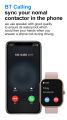 BOZLUN New Smartwatch Blood Pressure and Oxygen Monitoring with Bluetooth Call Calculator 128MB+640KB Memory Smart Watch GL8 (Free protective film). 