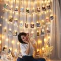 LED Photo Clip String Lights 5M 20 Clips 5v AAA Battery and USB Warm White LEDs Operated Fairy Bedroom Home Decoration for Hanging Photos. 