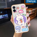 Dienya For Xiaomi MI Redmi Note 10 Pro Max Case Cartoon Radish Rabbit Pattern Luxury Plating Silicone Phone Cases Fashion Shockproof Soft Case Full Cover Camera Lens Protection Shell. 