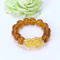 Feng Shui Citrine Gem Stone Wealth Pi Xiu Bracelet Attract Wealth and Good Luck. 