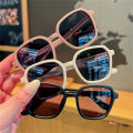 Candy Color Square Silicone Children Sunglasses UV400 Foldable Kids Sun Glasses for Girls Boys Eyewear. 