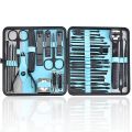 10/36 pcs New Professional Manicure Set Pedicure Grooming Kit Includes Scissors, Nail Files, and Travel Case Perfect for Gift. 