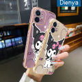 Dienya For Samsung Galaxy A01 Core M01 Core Case Cartoon Cute Kuromi Pattern New Design Side Plating Phone Cases Full Cover Camera Lens Shockproof Shell Silicone Protection Soft Case. 