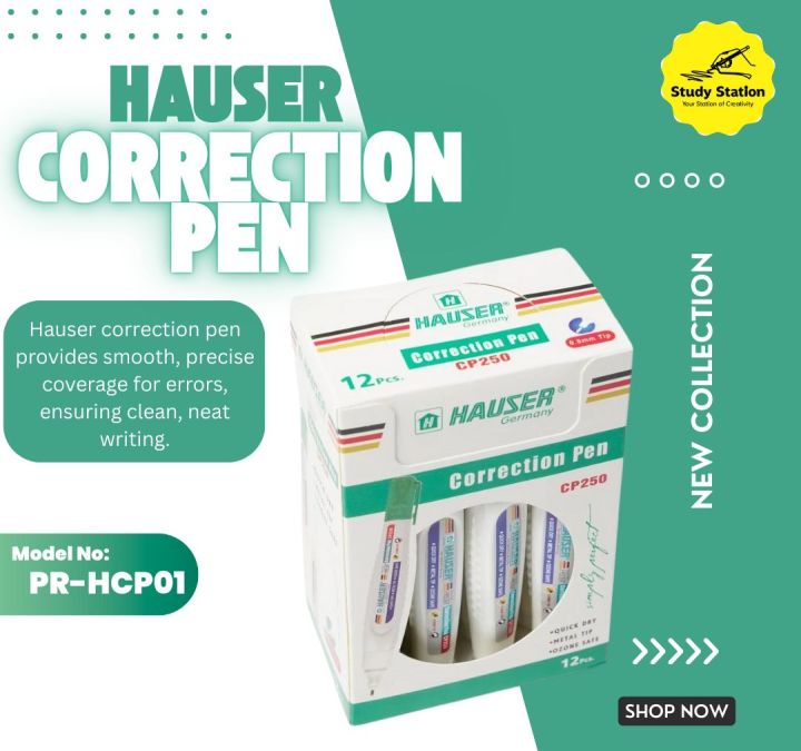 Hauser Correction Pen Set – Smooth and precise correction pen Hauser ...