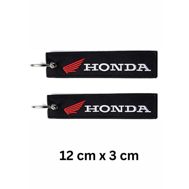 Honda Keychain Key Ring for Honda Car Motorcycles Bike Biker Key Chain Bag Phone Chain Accessories Gifts both side# pack of 2