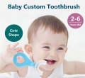 U Shape Silicon Toothbrush for kids, Portable Hand-Held Shaped Infant Soft Bristle 360 Degrees Mouthpiece tooth brush for toddlers. 