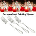 Fork Present Stainless Steel Tableware I Forking Love You Valentines Day Gift Anniversary For Boyfriend Girl. 