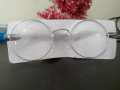 Round Silver Frame Sun Glasses for Girls/Men. 
