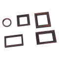 Miniature Picture Frame, 5pcs Exquisite Mini Photo Frame for Dollhouse. 