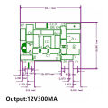 AC To DC 5V 700mA 12V 300mA 3.5W Isolated Switch Mini Power Supply Buck Converter Step Down Module AC 220V To DC 5V/12V Eatop. 