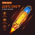 220V 300W Hot Air Heat Gun - Handheld Mini Electric Heat Tool Sealer, Multi-Function Portable Blower for DIY Craft Embossing, Shrink Wrapping, and Clay Craft. 