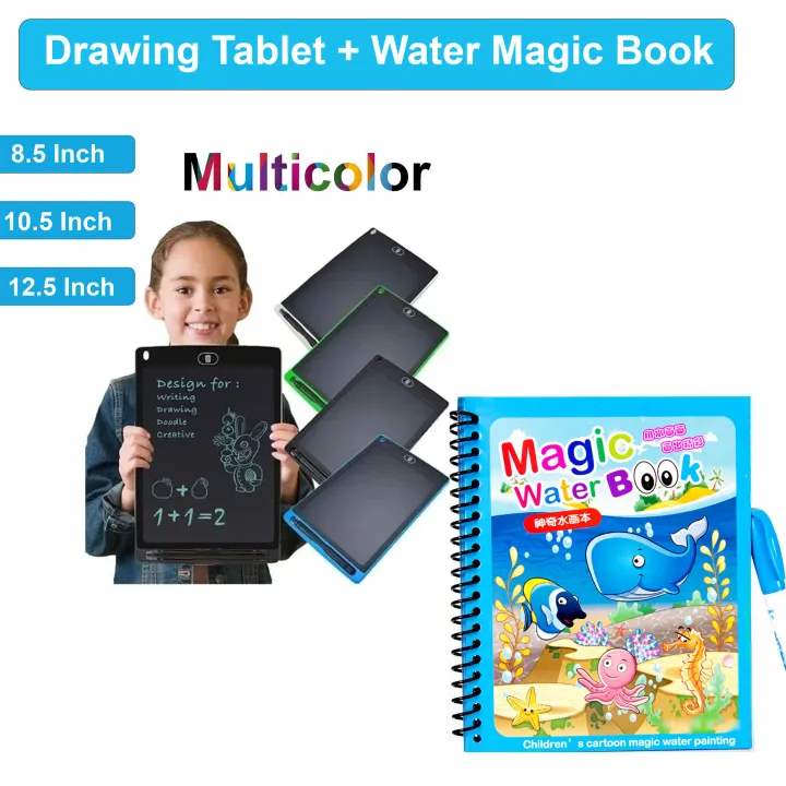 Single%20&%20Multicolor%20LCD%20Writing%20Tablet%20for%20Kids%20and%20Adults%20-%20Magic%20Book,%20Up%20to%2012%20Inches%20-%20Image%202
