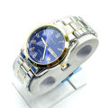 UNRAION Quartz Classic Date Day Stainless Steel Stylish Wrist Watch for Men. 