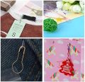Coilless Safety Pins – 25/50/100 PCS Colorful Loop Hijab Scarf Pins, No Snag, Professional Use. 