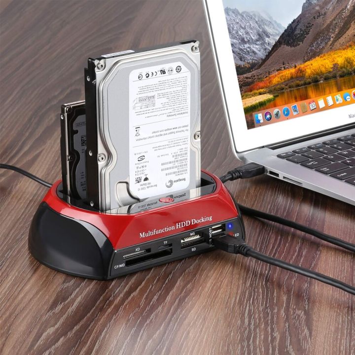 All in Dual IDE/SATA HDD DOCKING STATION WITH USB