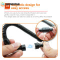 Homestar 1PC High-Intensity Magnet Suction Buckle With Spring Rope Fishing Gear Release Recaption Hook Mountaineering Camping Keychain Accessories. 