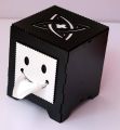 Wooden Smiley Face Tissue Box For Home & Office - Kids Room Fun Box. 