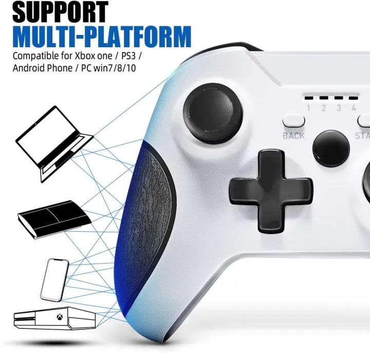 Xbox%20one%20Wireless%20Controller%20PC%20Game%20Controller,%202.4GHZ%20Wireless%20Game%20Controller%20Compatible%20with%20Xbox%20One/One%20S/One%20X%20and%20PC%20with%20Built-in%20Dual%20Vibration%20%EF%BC%88White)%20-%20Image%203