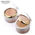 MISS ROSE Professional 3D Pearl Whitening Compact & Loose Powder (3 in 1) Available 3 Colors 45g. 
