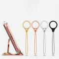 2 in 1 Multifunction Metal Cell Phone Lanyard Finger Ring Mobile Phone holder. 
