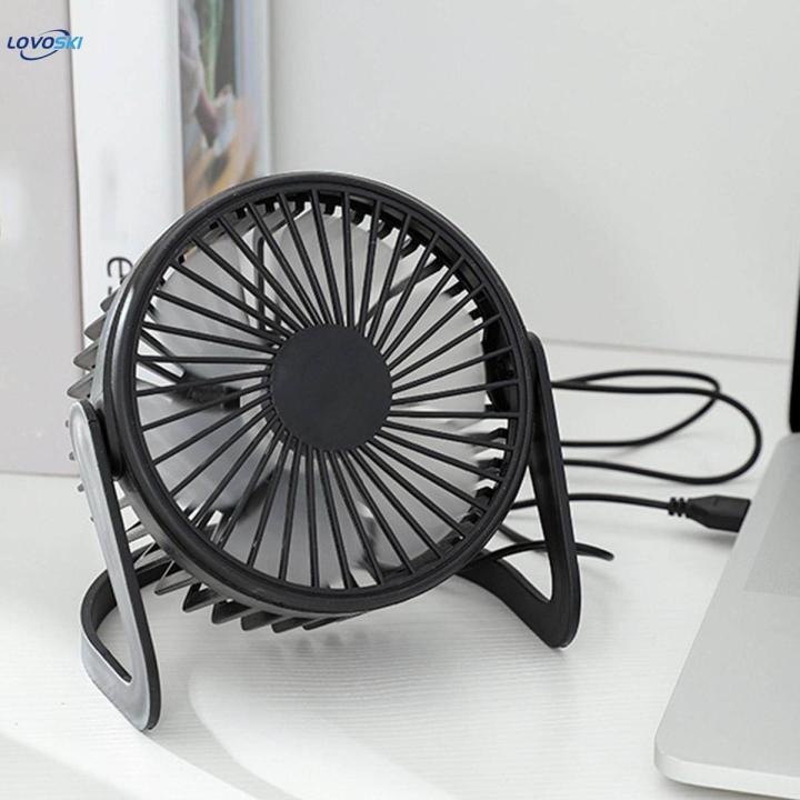 Small Desk Fan, Cooling Mini Fan, Speed Adjustable Rechargeable Quiet Portable Desktop Personal Fan Table Fan for Office Desktop Dorm Car Home