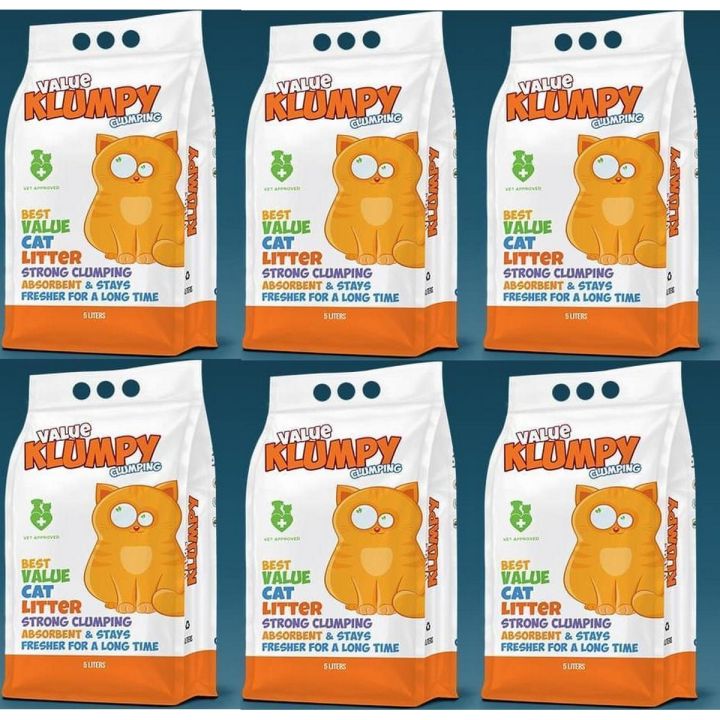 Klumpy Buy 5 Get 1 Free Klumpy Value ( Cat Litters 5 Kg ) | Daraz.pk