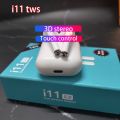 i11 TWS (True Wireless Stereo) Bluetooth (Connect With All Bluetooth Devices).. 
