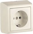 Ovivo Open mounted Schuko Socket Earthed.Made in TURKEY. Switch board fitting sheet. Electric socket. Shuko. Accessory.. 