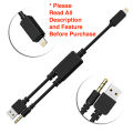 Fit Interface for BMW & Mini Ipod IPHONE 6 7 8 X XS XR Audio USB Cable Aux Adapter. 