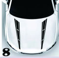 1pcS CUSTOMIZED Car Hood Cover Universal Stickers Fashion Head Decals  Vinyl Racing Sports Decoration for all cars. 