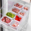 Frozen Meat Storage Box Portable Refrigerator Fruit Vegetable Fresh-Keeping Organizer Box Transparent Cheese Container Kitchen. 