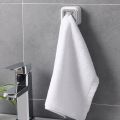 1pcs Home Portable Wall Mount Cloth Clip Organizer Dry Towel Holder Self-Adhesive Waterproof Bathroom Tool. 