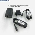 12V1.5A Fast Charger Turbo Power 18W Quick US/EU Adapter Micro/USB C Data Cable For Motorola Moto E5 Plus Z3 Play G5 G6 G7 P50. 