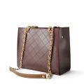 New Hip Hop Large Capacity Double Compartment PU Leather Craze Sell Hand bag For Women Cross Body And Shoulder Bag For Ladies Top Handle Bag For Girls Fashion Bags For Women And Girls , Gift For Girls.. 