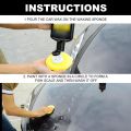 1Pcs single piece Car Wax Applicator Pads Car Waxing Polish Foam Sponge Round Pressing Wax Foam Super Fine Applicator Pad Soft Car Polishing Sponge Cleaning Tool. 