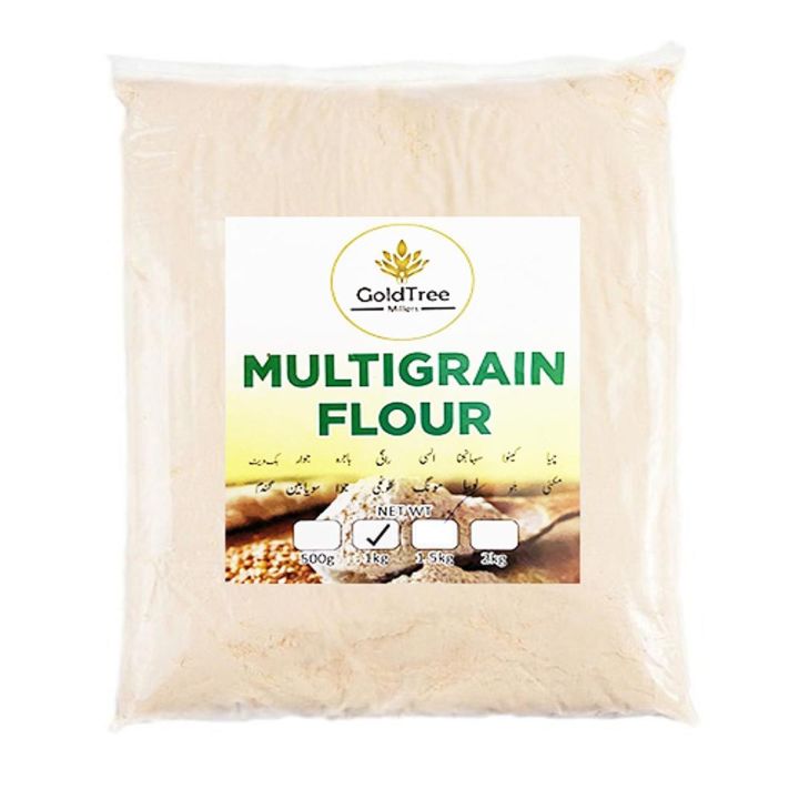 Best Multi-Grain Flour -16 Grains for a Healthy Diet in Pakistan, Healthy 16-Grain Flour for Diabetes, Perfect for a Balanced Diet 1Kg