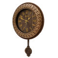 Hitco Round Hanging Wall Clock - Pendulum Style Wall Clocks - New Hanging Wall Clocks for Bedroom / Living Room / Decor - Decorating Item for Home - Clock Wall Stylish. 