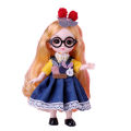 6 inches Doll Toy Exquisite Easy to Care Comfortable Touch 1/8 Big Eyes Doll for Entertainment. 